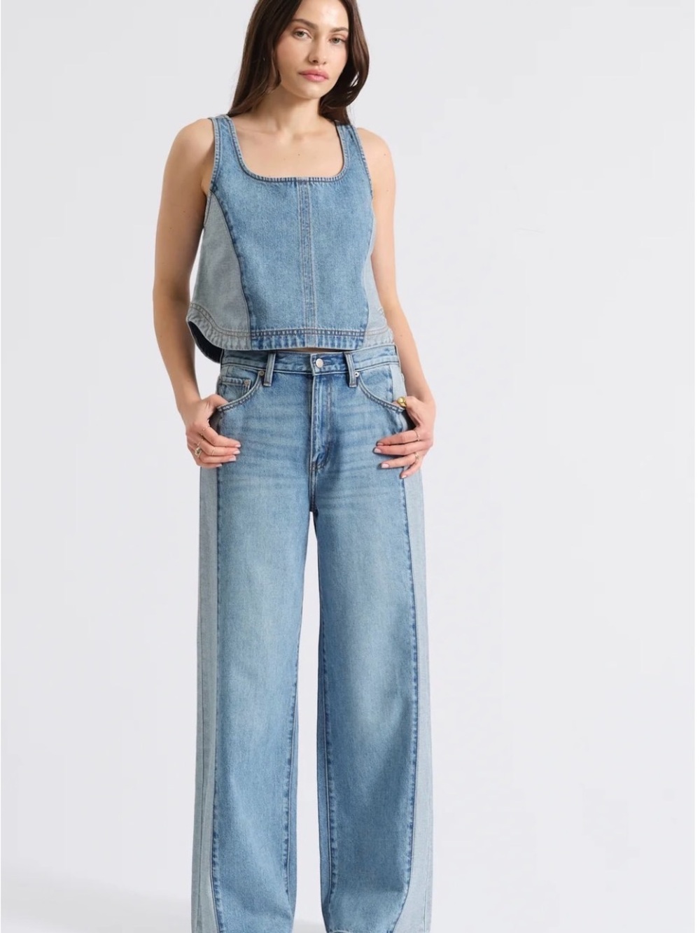 Daze Denim The Wanderer Mid-rise Palazzo in Coast